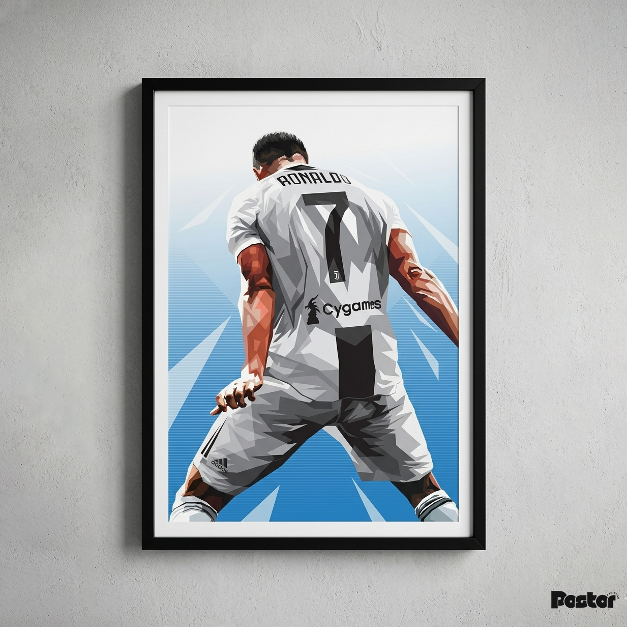 Gemini said Cristiano Ronaldo CR7 Juventus Legacy Framed Football Poster - #P119