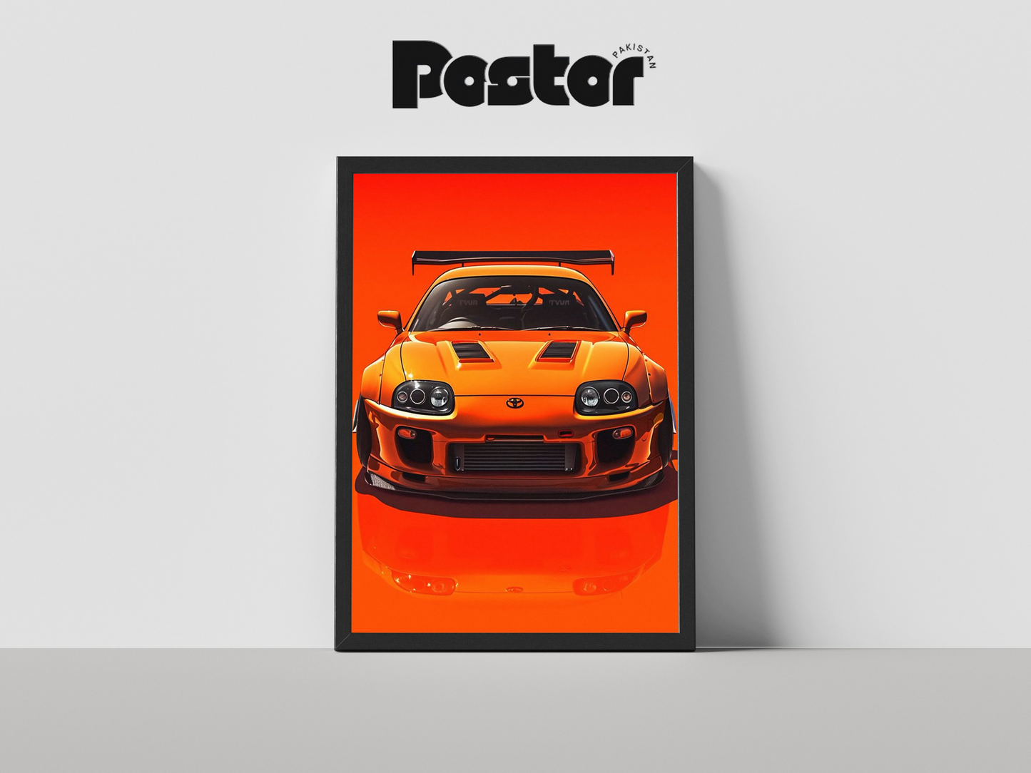 Toyota Supra MK4 JDM Car Framed Art Poster - #P033