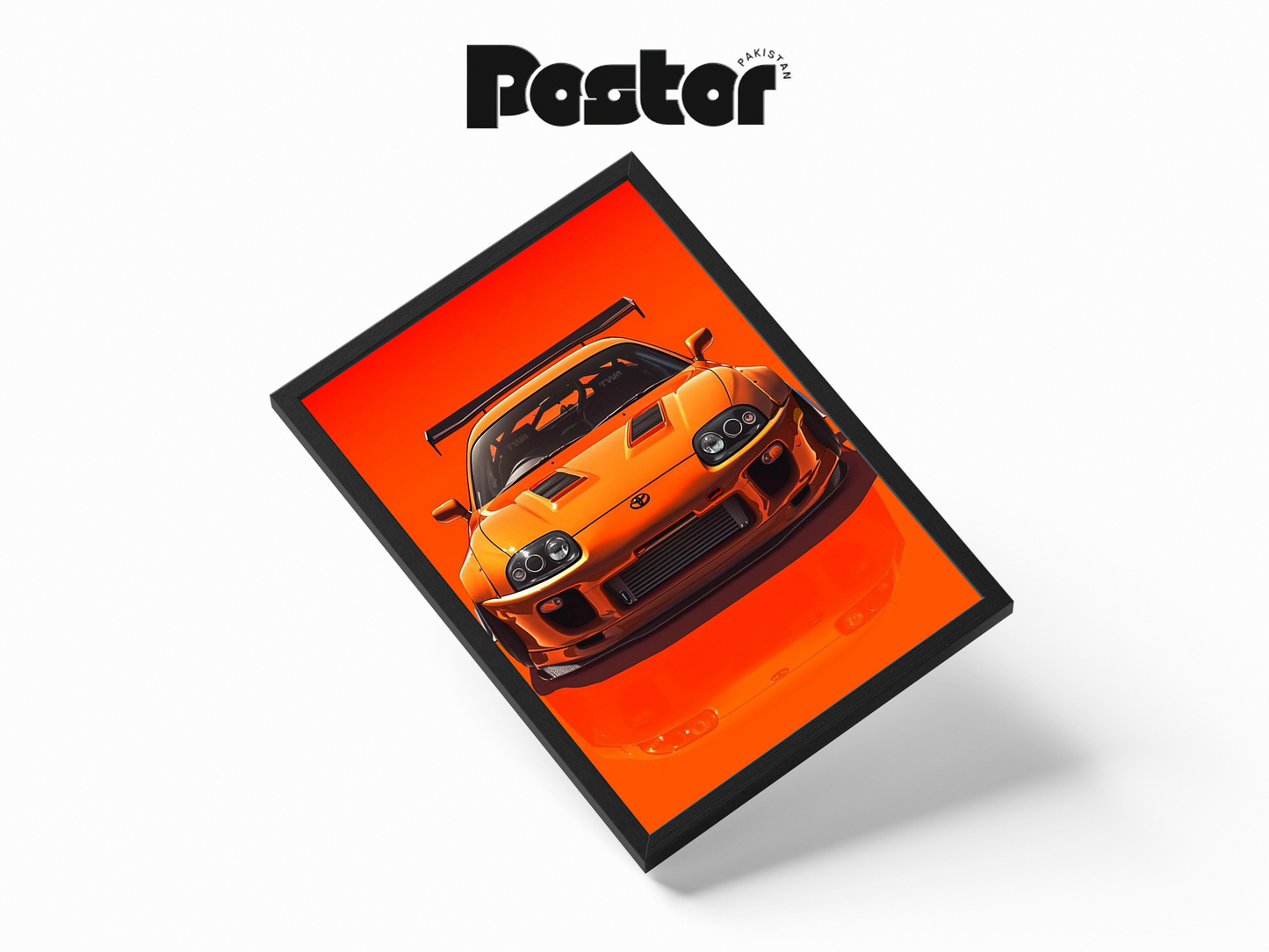 Toyota Supra MK4 JDM Car Framed Art Poster - #P033