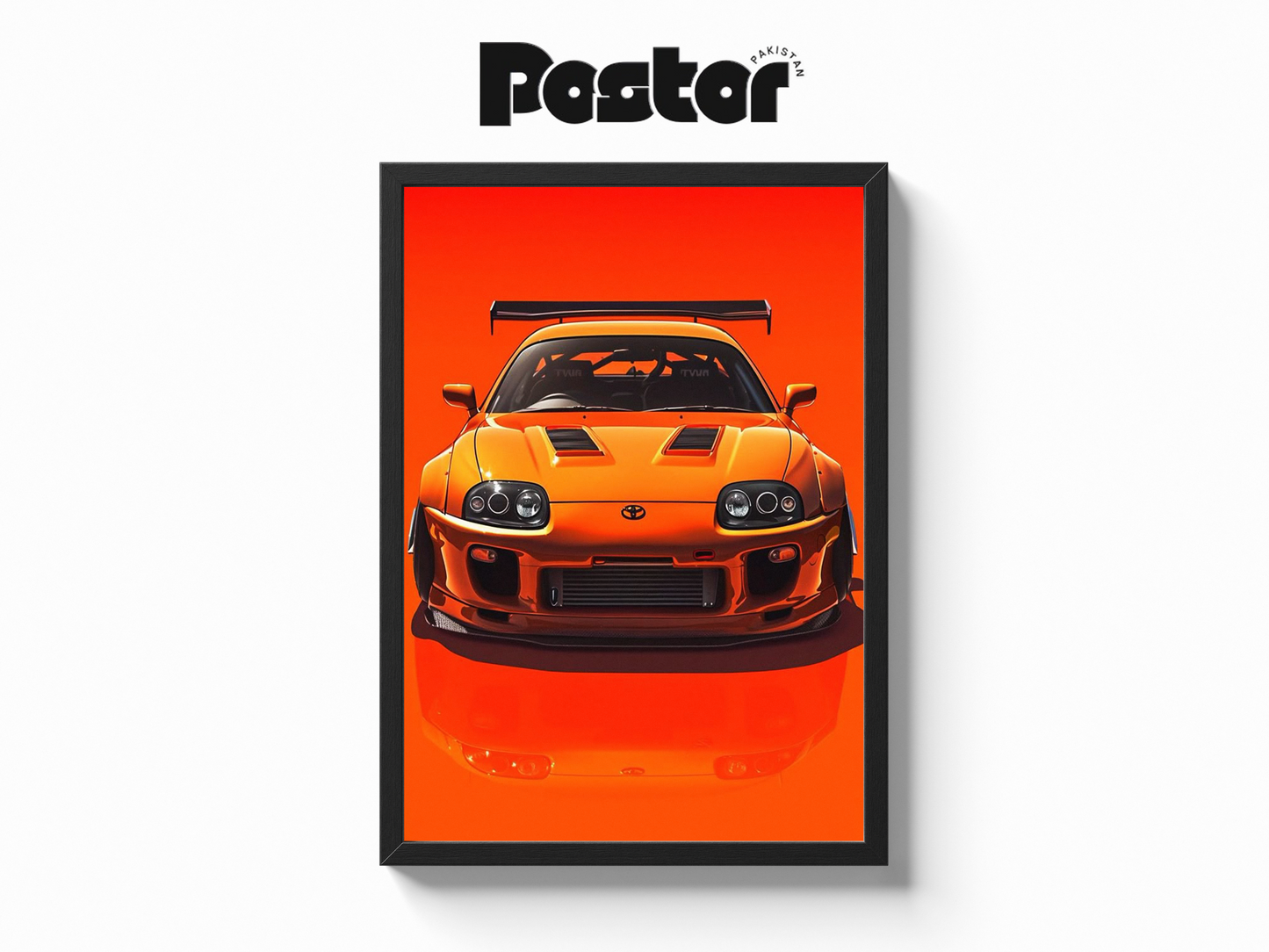 Toyota Supra MK4 JDM Car Framed Art Poster - #P033