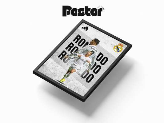 Cristiano Ronaldo Juventus Poster - CR7 Superstar Edition - #P004