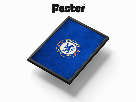 Chelsea Football Club Crest Framed Art Poster - #P032