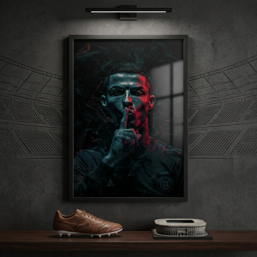 Cristiano Ronaldo "Shhh" Celebration Poster