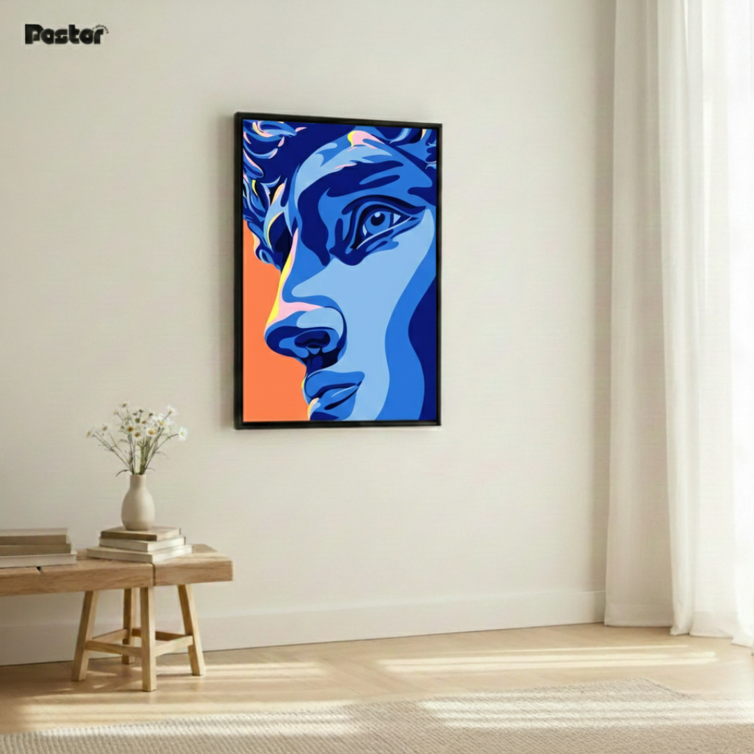 Pop Art David - Framed Poster #P125