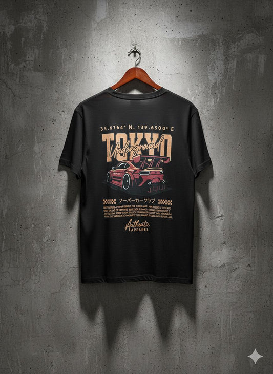 Oversized Tokyo Underground Street Racing T-Shirt