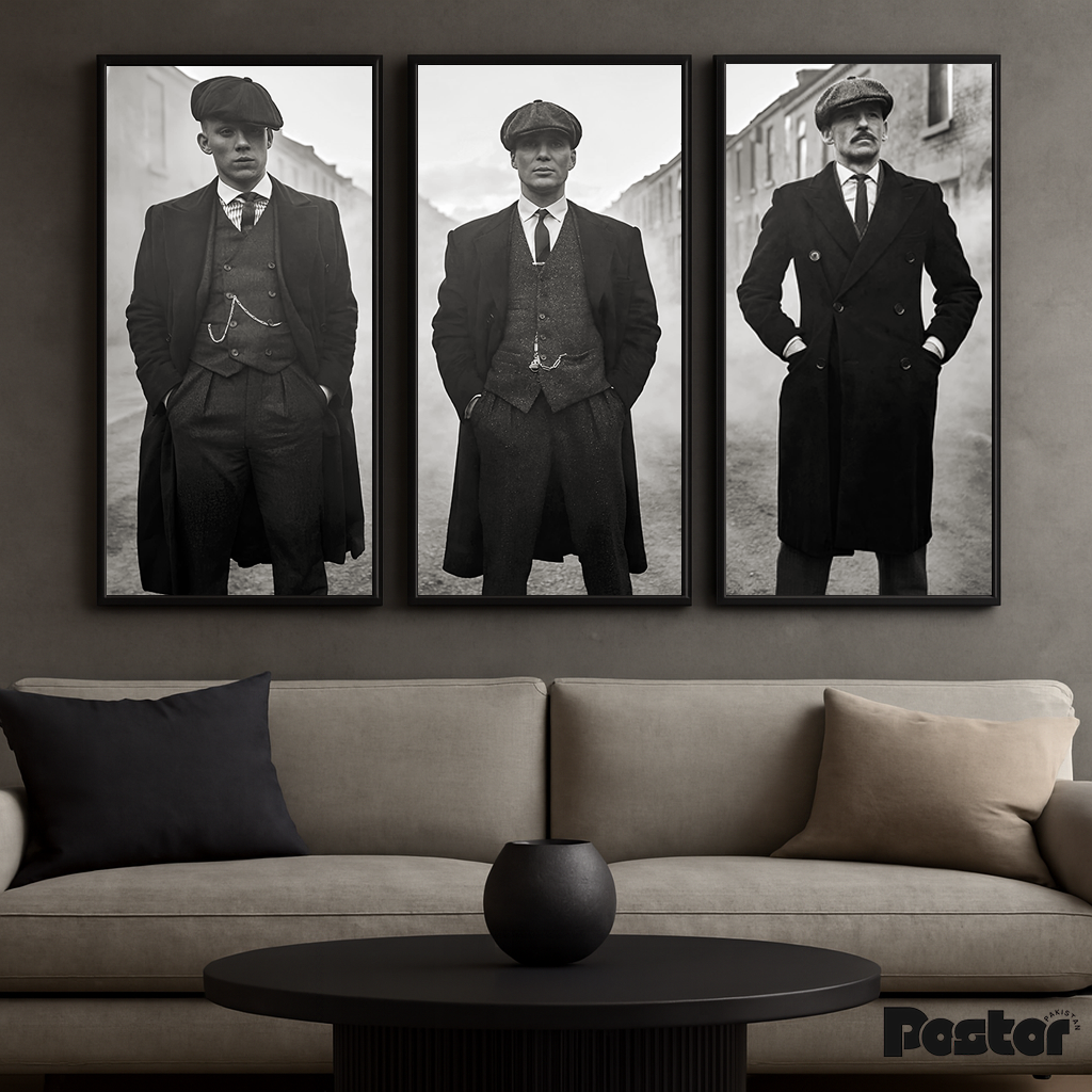 Peaky Blinders Aesthetic Posters - Set of 3 Frames #P109