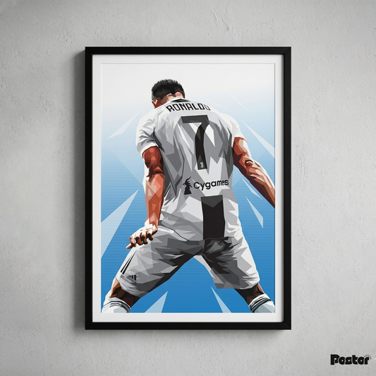 Gemini said Cristiano Ronaldo CR7 Juventus Legacy Framed Football Poster - #P119