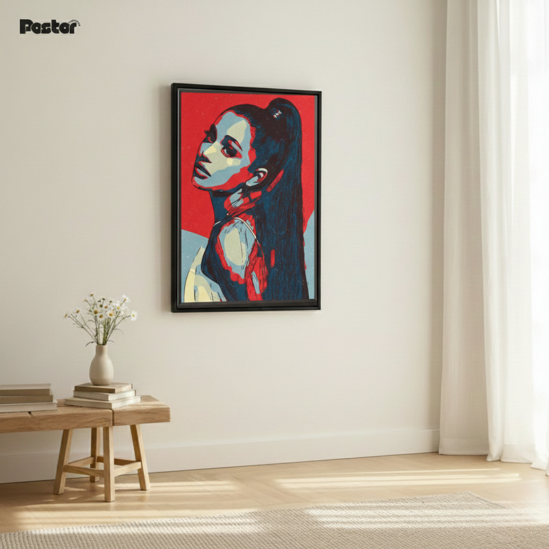 The Ariana Grande Pop Art Statement Piece - Framed Poster #P122