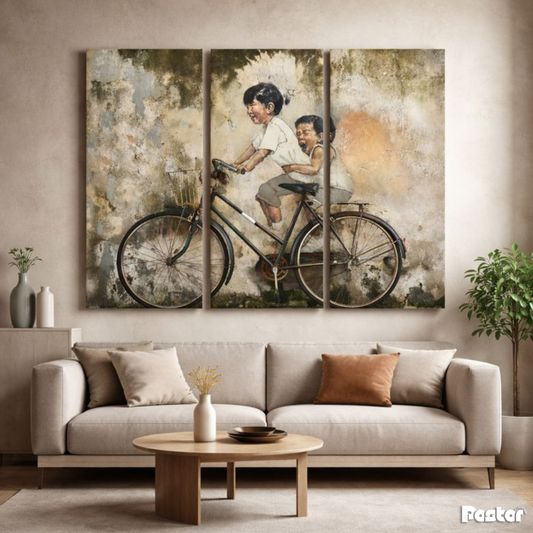 Youthful Journey - 3 Panel Wall Art - #3SA015