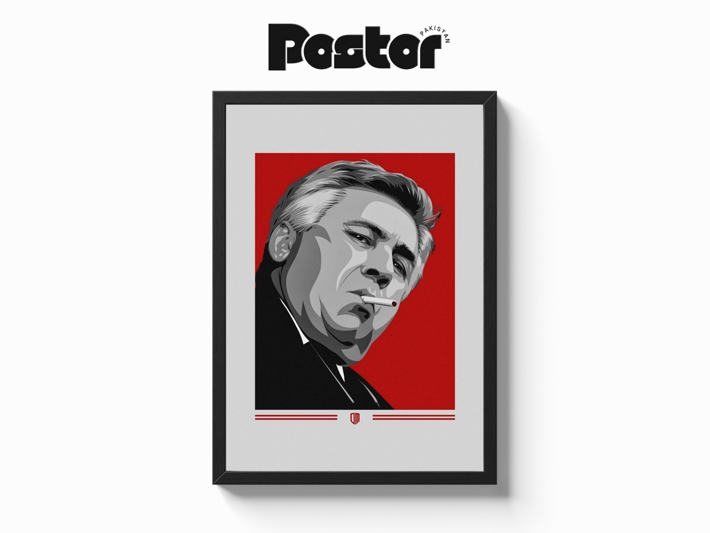 Carlo Ancelotti Pop Art Framed Poster - #P021