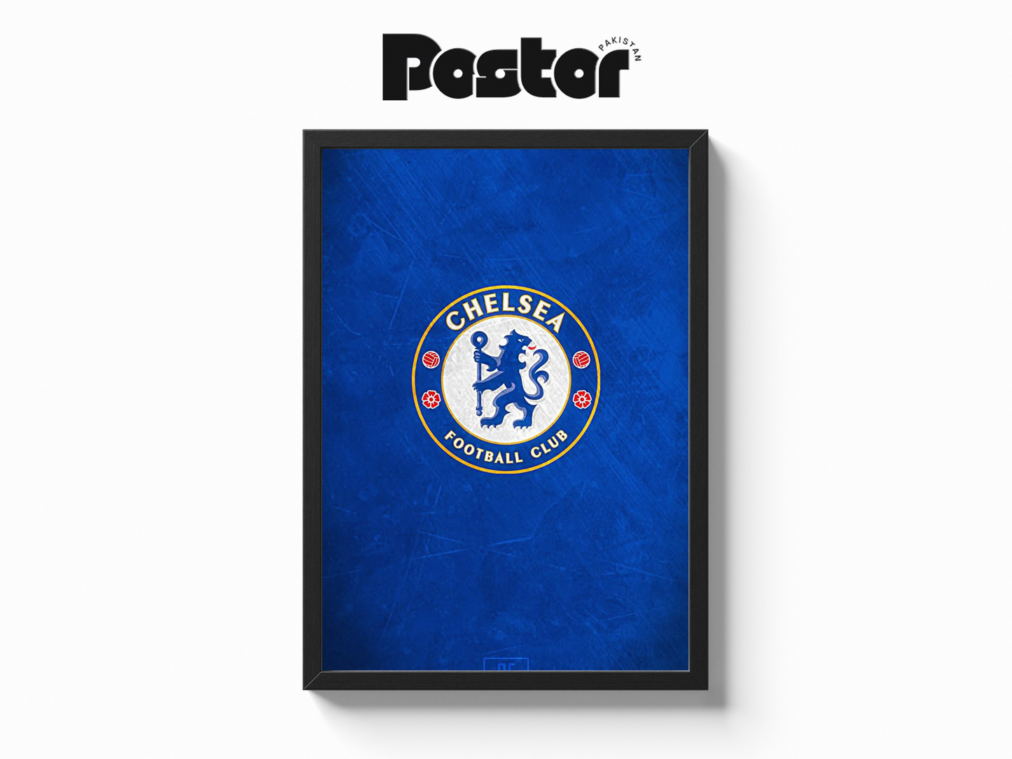 Chelsea Football Club Crest Framed Art Poster - #P032