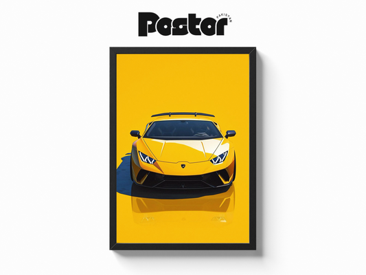 Lamborghini Huracán Evo Framed Art Poster - #P027
