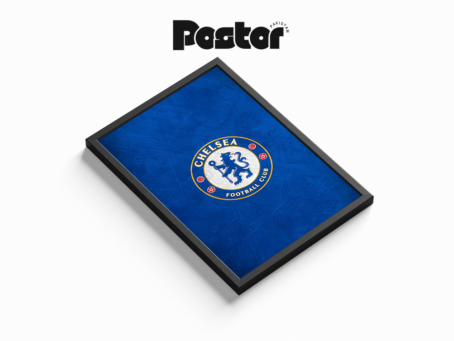 Chelsea Football Club Crest Framed Art Poster - #P032