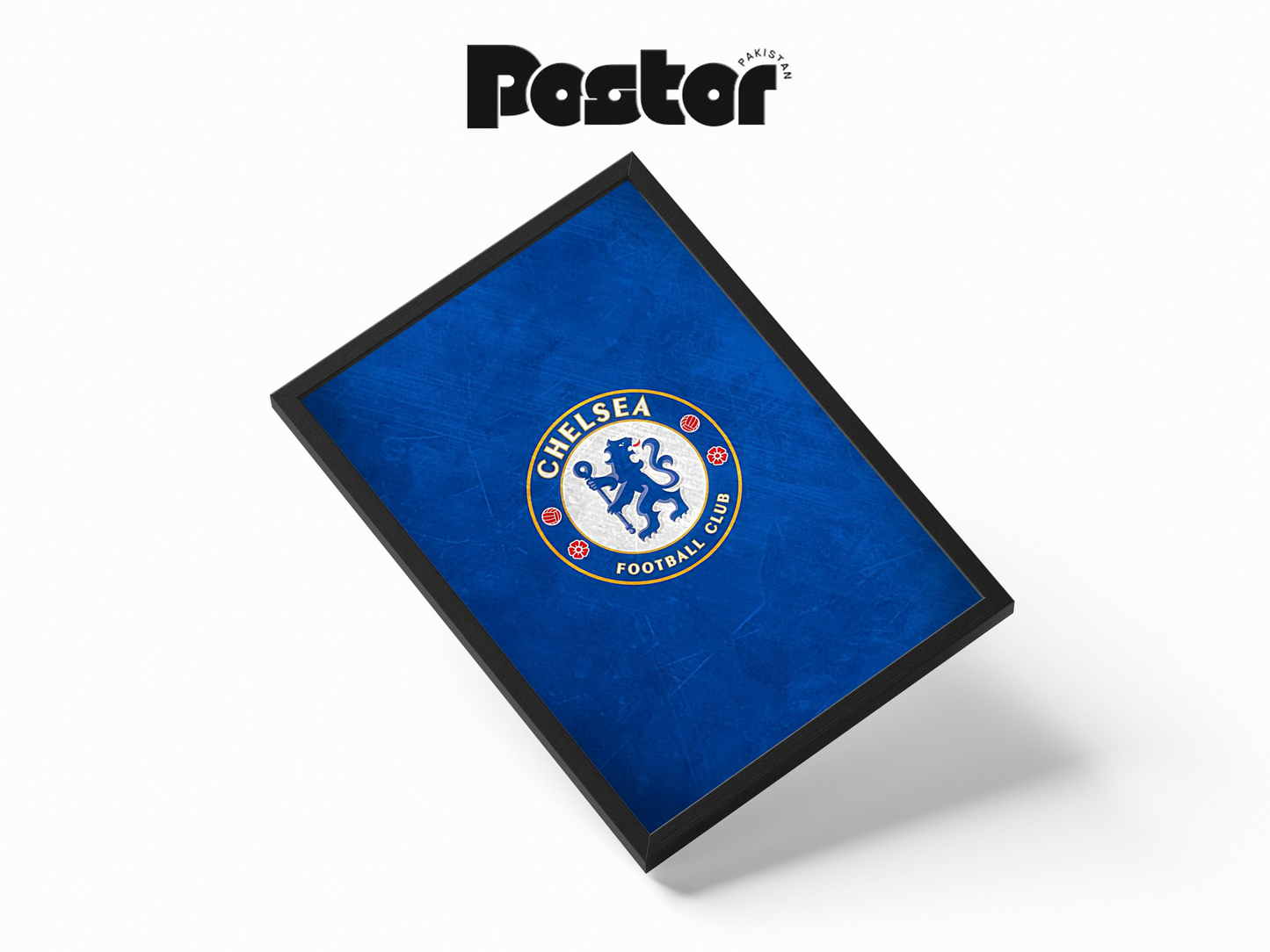 Chelsea Football Club Crest Framed Art Poster - #P032