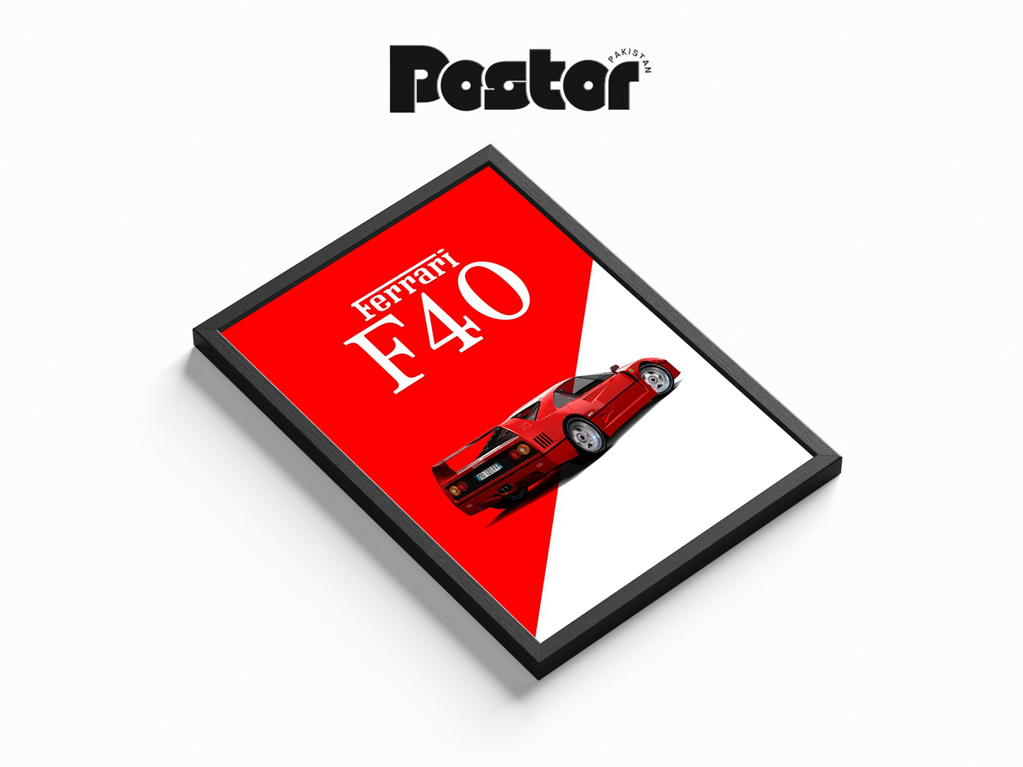 Ferrari F40 Framed Poster - #P088