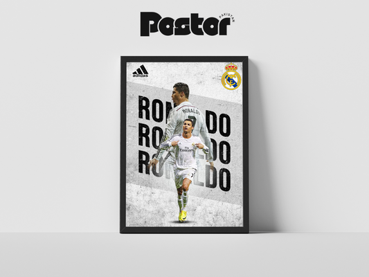 Cristiano Ronaldo Juventus Poster - CR7 Superstar Edition - #P004