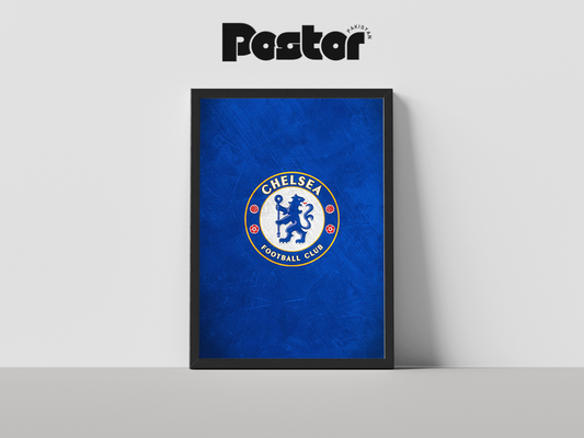 Chelsea Football Club Crest Framed Art Poster - #P032