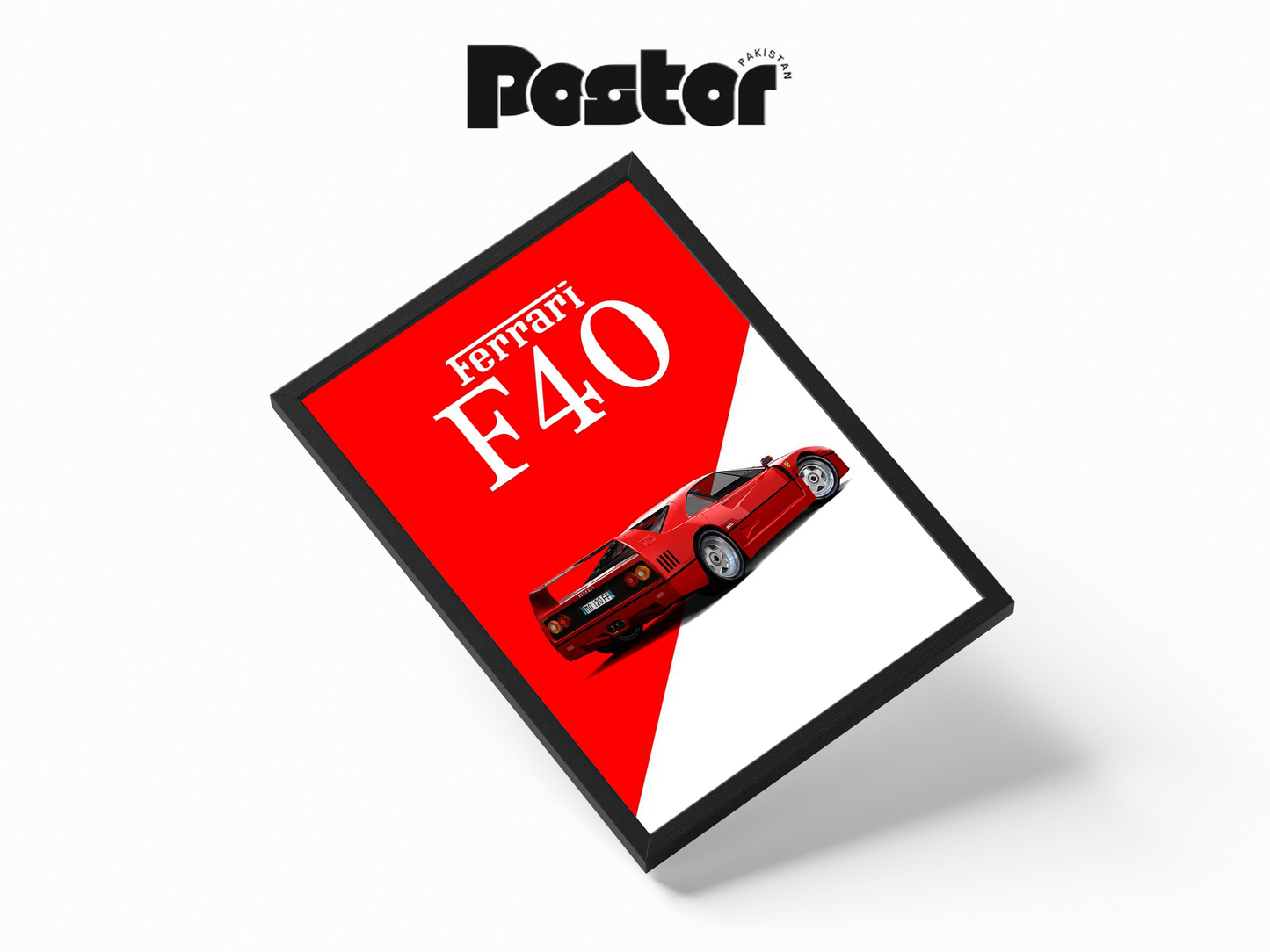 Ferrari F40 Framed Poster - #P088
