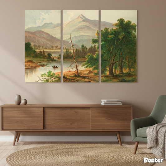 Alpine Reflection - 3 Panel Wall Art - #3SA005