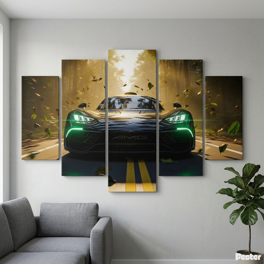 Mercedes-AMG ONE | 5-Panel Canvas Wall Art