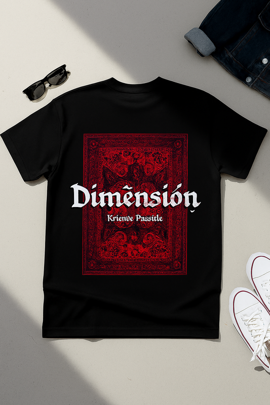 Oversized "Dimension" Persian Rug T-Shirt