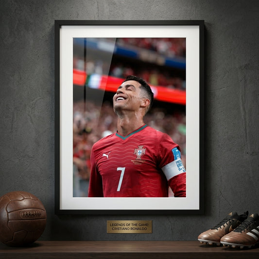 Cristiano Ronaldo Portugal Passion & Triumph Poster