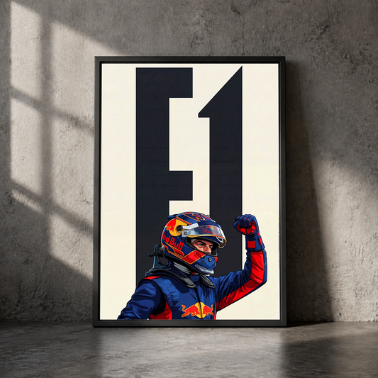F1 Red Bull Racing Driver Victory Celebration