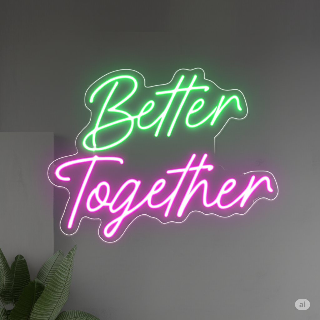 "Better Together" Neon Sign - #N001