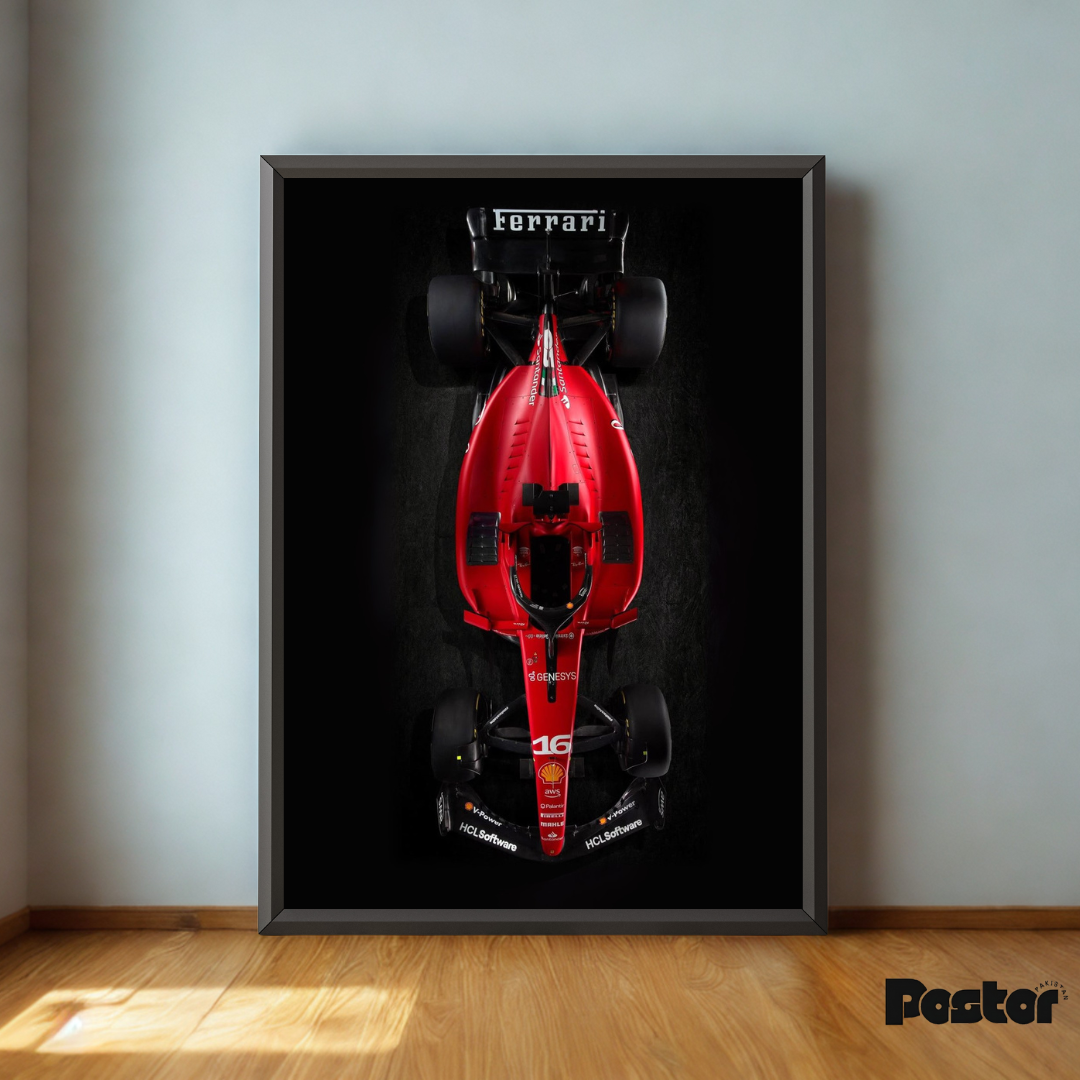 Mercedes & Ferrari Formula 1 Car 3-Piece Framed Poster Set - #P041