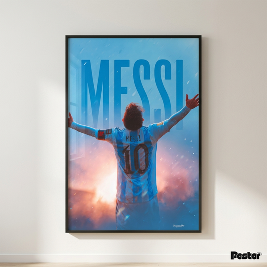 Messi Argentina No. 10 Victory Sports Poster
