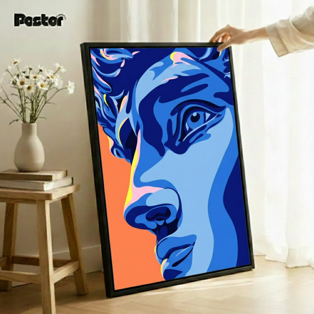 Pop Art David - Framed Poster #P125