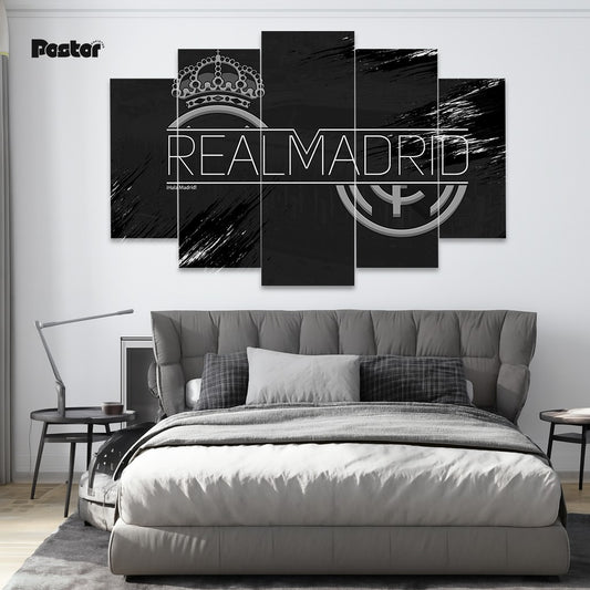 Real Madrid 5-Panel Canvas Wall Art Set - #S001