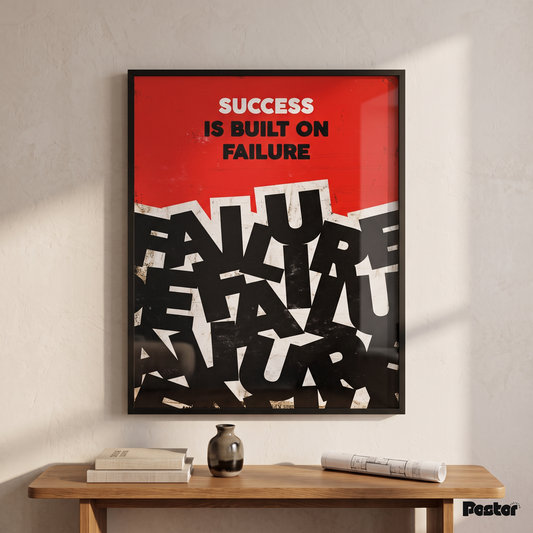SUCCESS IS BUILT ON FAILURE