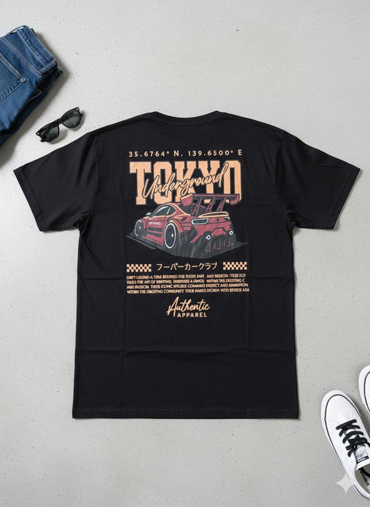 Oversized Tokyo Underground Street Racing T-Shirt