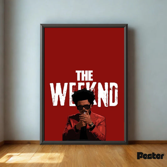 The Weeknd "Blinding Lights" Framed Poster - #P083
