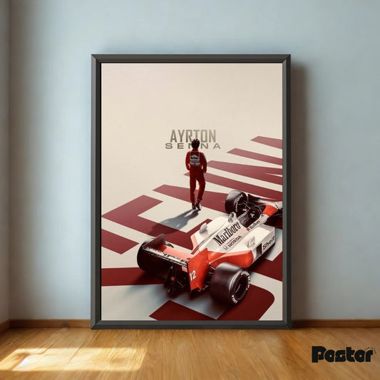 Ayrton Senna Formula 1 Poster - #P075