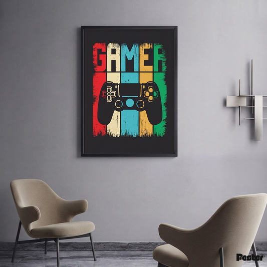 " Gamer " Framed Poster