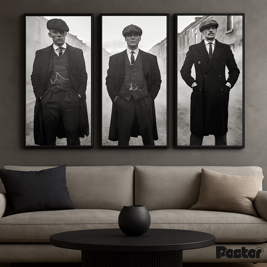Peaky Blinders Aesthetic Posters - Set of 3 Frames #P109